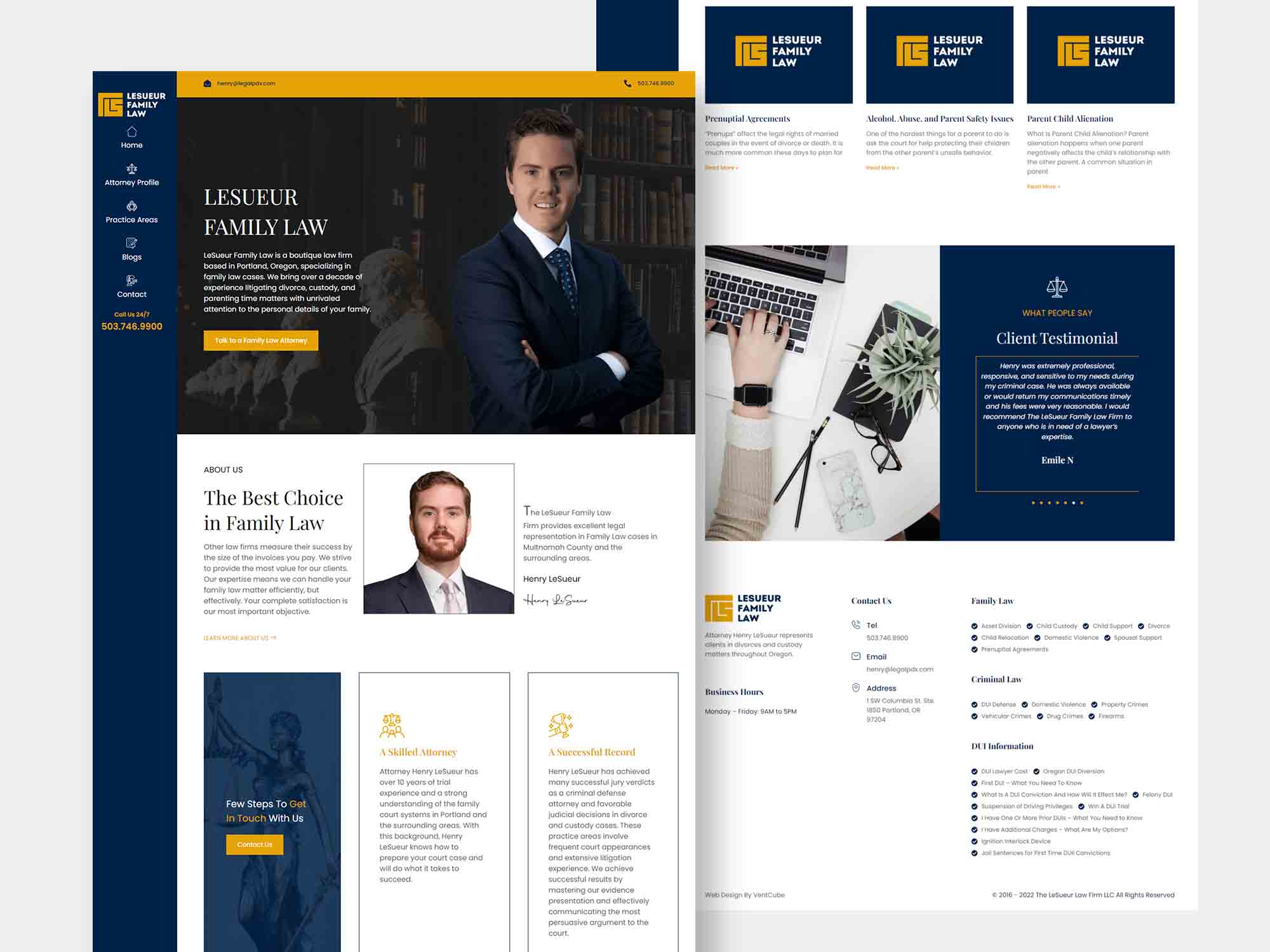Legal PDX website home page