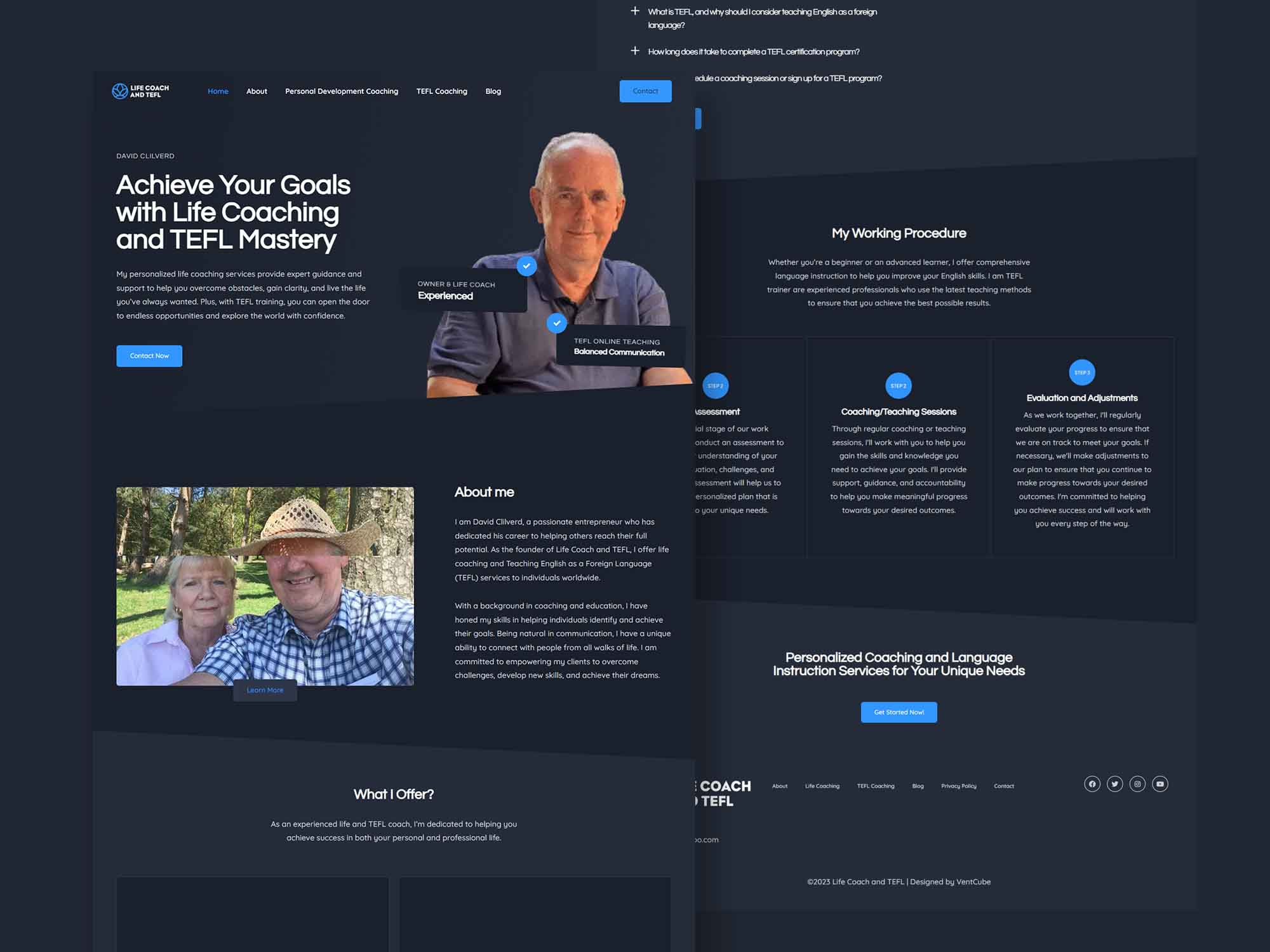 Life Coach and TEFl home page